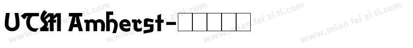 UTM Amherst字体转换
